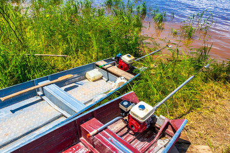 Manaus State of Amazonas Brazil December 17, 2020 On a boat trip tour to Amazonian indigenous people...