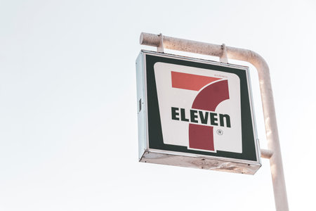 Kathu District Phuket Island Province Thailand November 29, 2025 7 Eleven Seven 11 store shop...