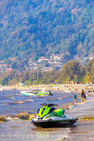 Kathu District Phuket Island Province Thailand 05. March 2026 Rent jet ski jetski water activity...