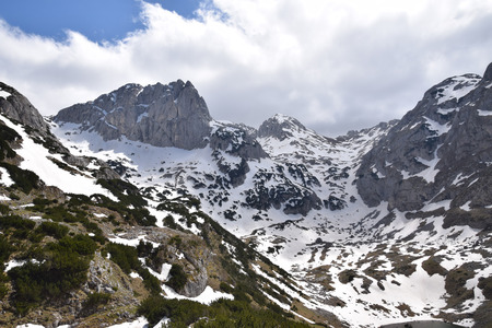 Durmitor national park. Mountains, near Bobotov Kuk. Montenegro.の写真素材