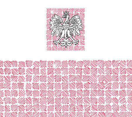 Illustration for the centennial of independence of Poland. Vector illustrationのイラスト素材