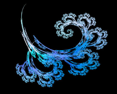 Digitally generated image made of colorful fractal to serve as backdrop for projects related to fantasy, creativity, imagination, art and web design.の写真素材