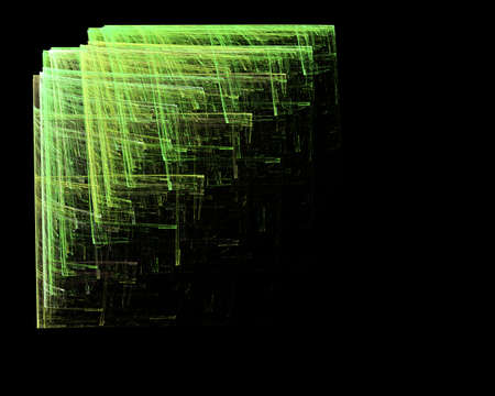 Digitally generated image made of colorful fractal to serve as backdrop for projects related to fantasy, creativity, imagination, art and web design.の写真素材