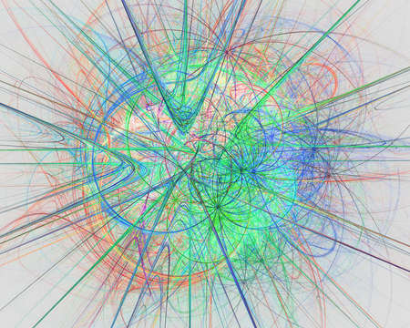 Digitally generated image made of colorful fractal to serve as backdrop for projects related to...