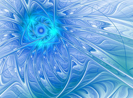 Digitally generated image made of colorful fractal to serve as backdrop for projects related to fantasy, creativity, imagination, art and web design.の写真素材
