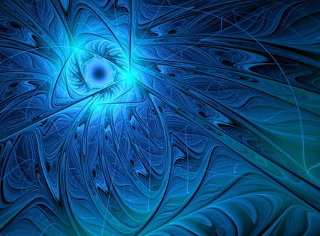 Digitally generated image made of colorful fractal to serve as backdrop for projects related to fantasy, creativity, imagination, art and web design.の写真素材