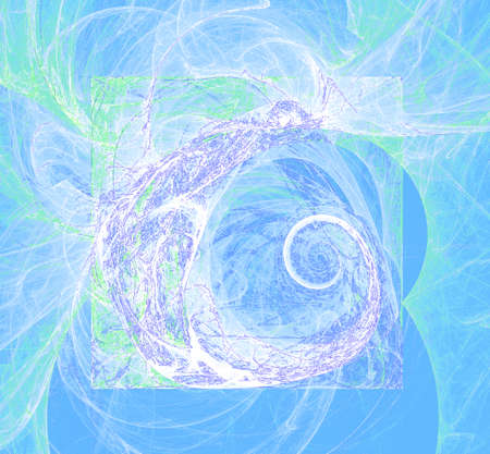 Digitally generated image made of colorful fractal to serve as backdrop for projects related to fantasy, creativity, imagination, art and web design.の写真素材