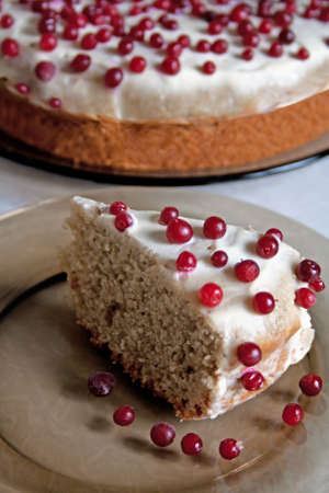 cowberry pieの写真素材