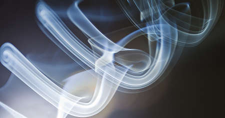 patterns formed by smokeの写真素材