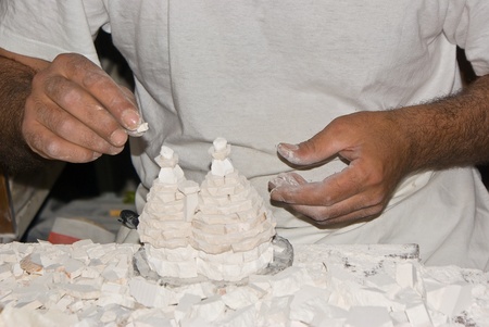 Craftsman at work, Italyのeditorial素材