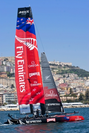 34th Americas Cup World Series 2013 in Naplesのeditorial素材