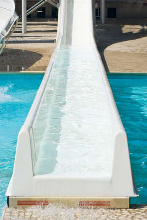 Detail of a water slideの写真素材