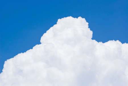 A cloud on blue sky