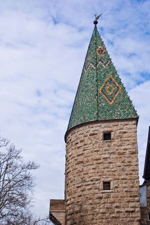 Green Tower in  Trento, Italyのeditorial素材