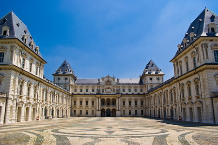 The Castle of Valentino in Turin, Italyのeditorial素材