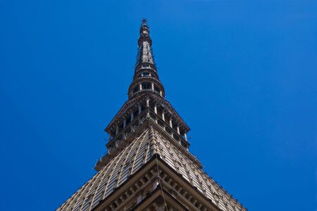 View of the Mole Antonelliana in Turin, Italyのeditorial素材