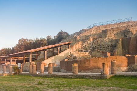 The archaeological and nature Park of Pausilypon in Naples, Italy