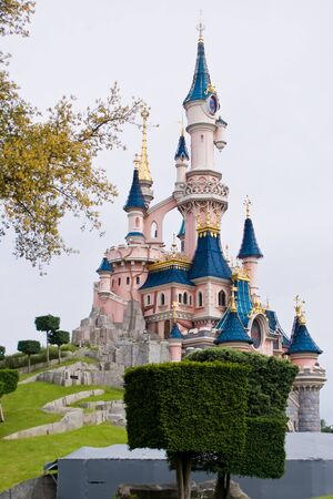 Castle princesses at Disneyland Park near Parisのeditorial素材