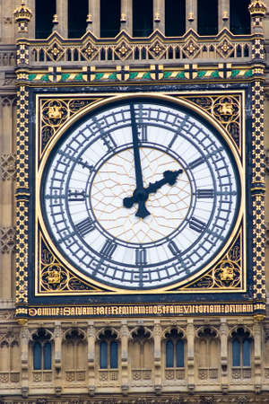 Closeup clock of Big Benの写真素材
