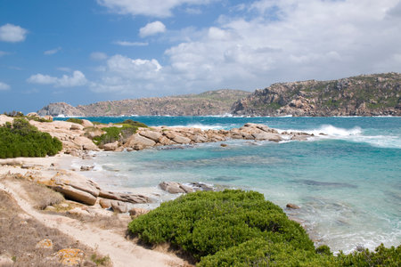 Seascape, Santa Teresa Gallura in Sardiniaの写真素材
