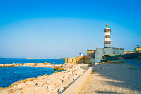 Ortona - Jul 2021 part of Trabocchi Coast, Abruzzo, Italyのeditorial素材