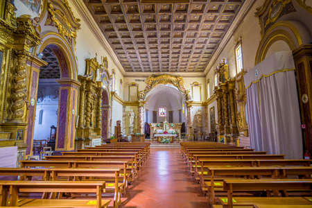 Citta Sant Angelo, Pescara, Abruzzo, Italy- Jul 21: Parish church of San Michele Arcangelo...
