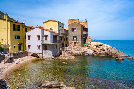 Giglio Porto on Giglio Island, Tuscany, Italy, Near Monte Argentario and Porto Santo Stefano, Giglio...