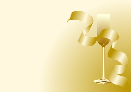 abstract toast with champagneのイラスト素材