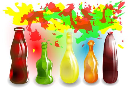 funny drinkのイラスト素材