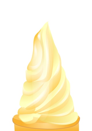 icecream isolated on white background  10 EPSのイラスト素材