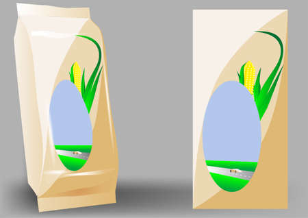 pack for abstract sweets on gray backgroundのイラスト素材