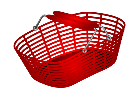 shopping bag isolated on a white backgroundのイラスト素材