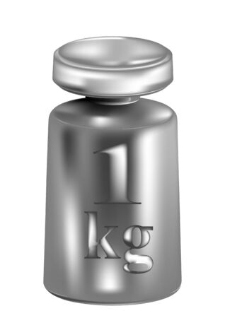 kilogram isolated on whote background のイラスト素材