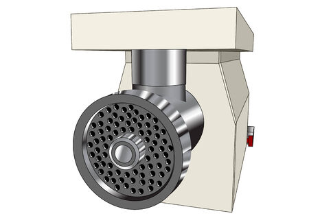 mincer isolated on white background. 10 EPSのイラスト素材