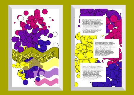 abstract template2. absract background for business documentのイラスト素材