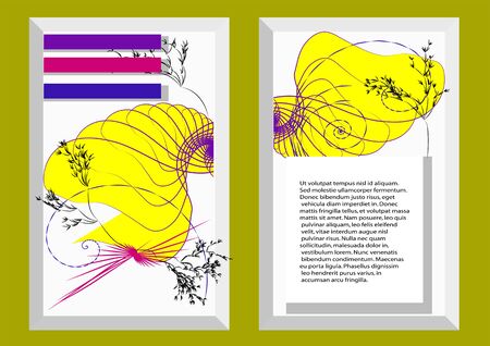 abstract template4. absract background for business documentのイラスト素材