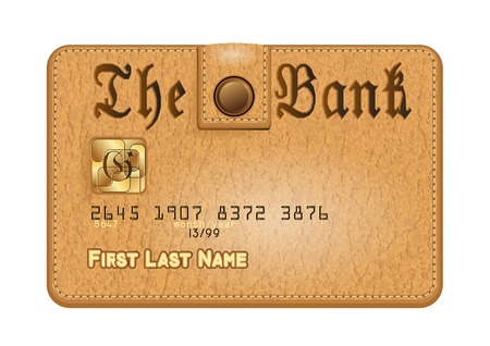 conceptual credit cardのイラスト素材