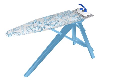 ironing board isolated on a white backgroundのイラスト素材
