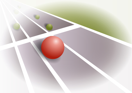 Winner concept, abstract vector illustration with leader symbolのイラスト素材