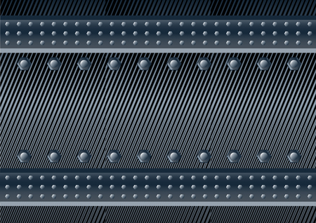 Dark metal background, Metal background dark steel texture vector imageのイラスト素材