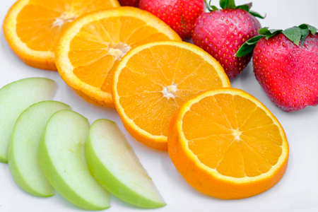 A platter of fresh fruit