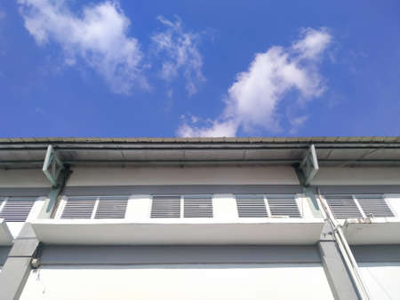 Tambora, West Jakarta, Indonesia - October 1, 2020 : The atmosphere of the building during the day,...