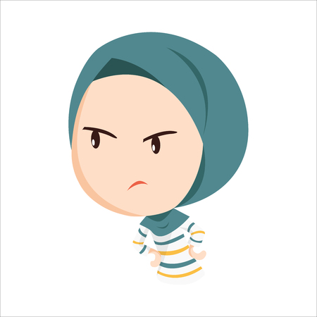 Vector - muslim girlのイラスト素材