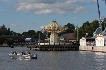 Amusement park in the city of Riga, Latvia.