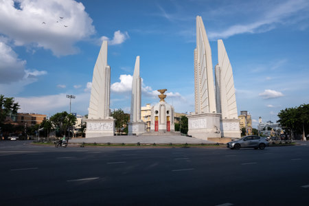 Victory monument in Hochiminh city, Vietnamの写真素材