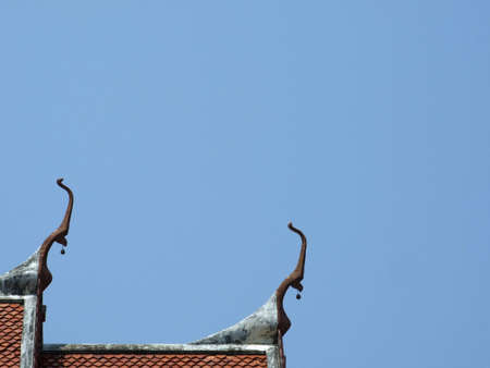 temple's roofの写真素材