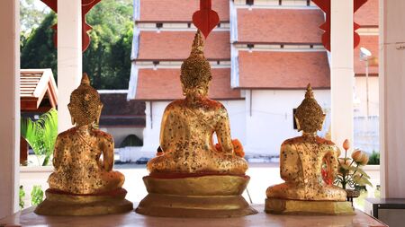 Three-dimensional backdrop background   Songkran Festival scribesの写真素材