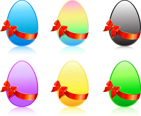 Easter eggs のイラスト素材