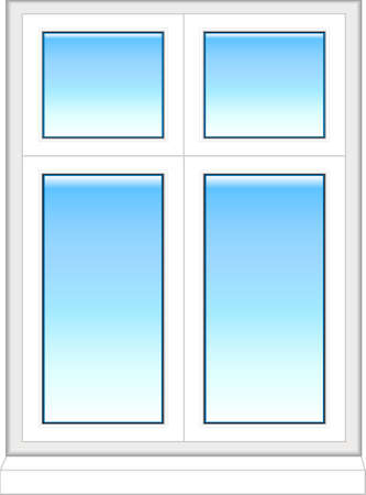 Plastic window in color のイラスト素材