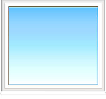 Plastic window in color のイラスト素材